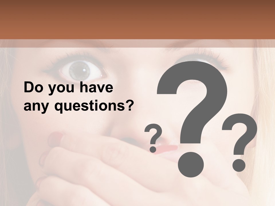 Hearsay Sound Amazed PowerPoint Template