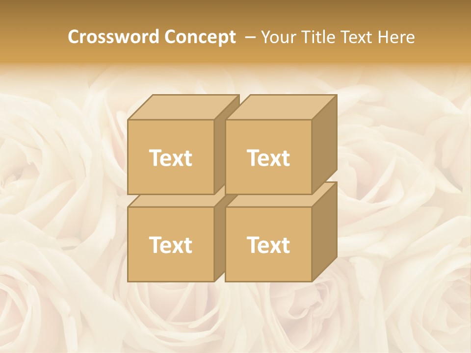 Background Love Flora PowerPoint Template