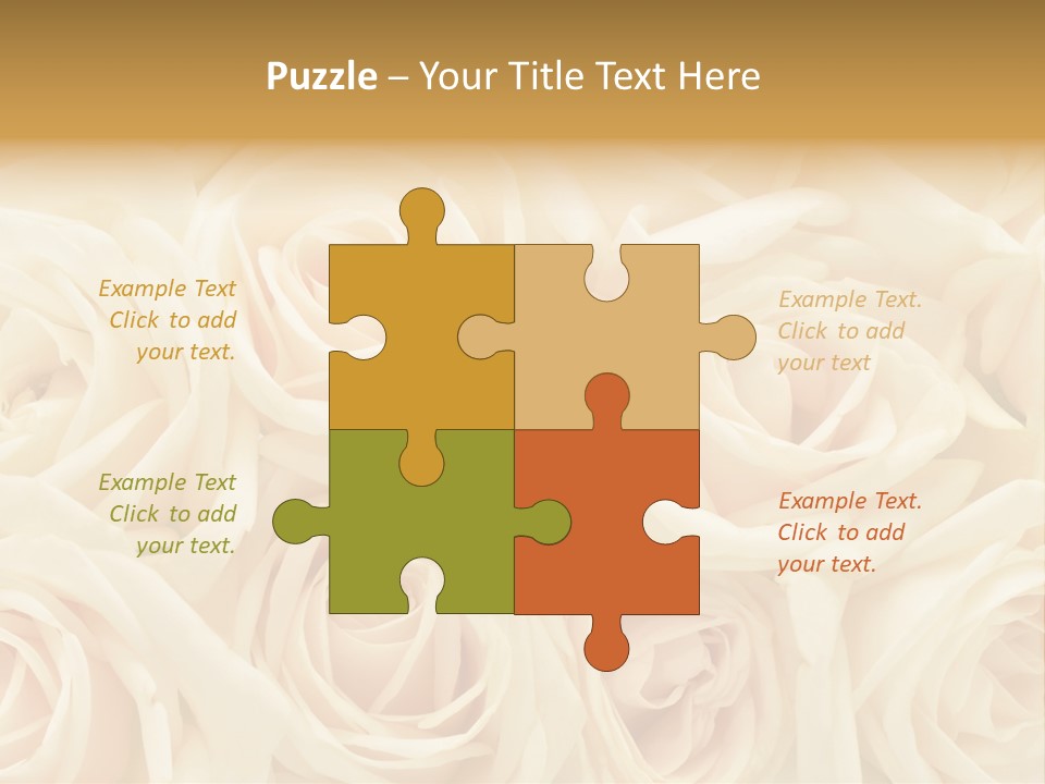 Background Love Flora PowerPoint Template