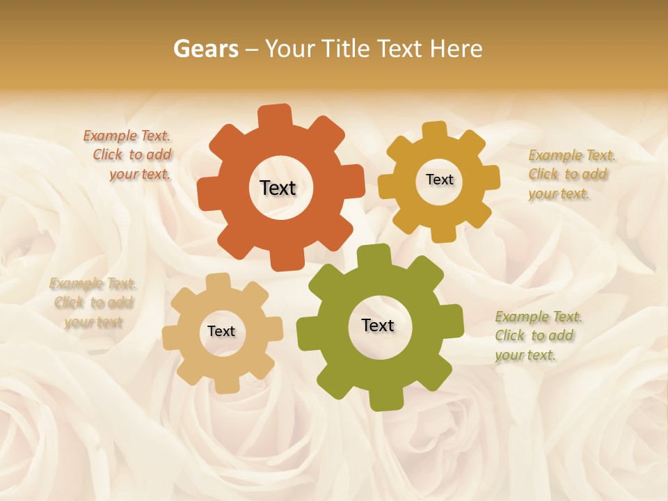 Background Love Flora PowerPoint Template