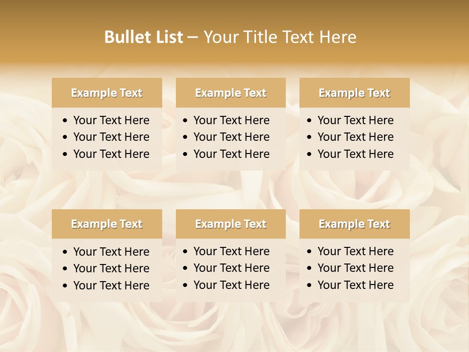 Background Love Flora PowerPoint Template