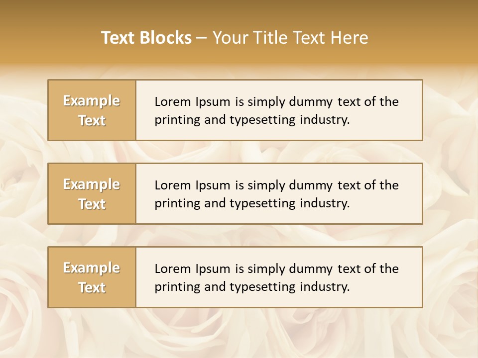 Background Love Flora PowerPoint Template