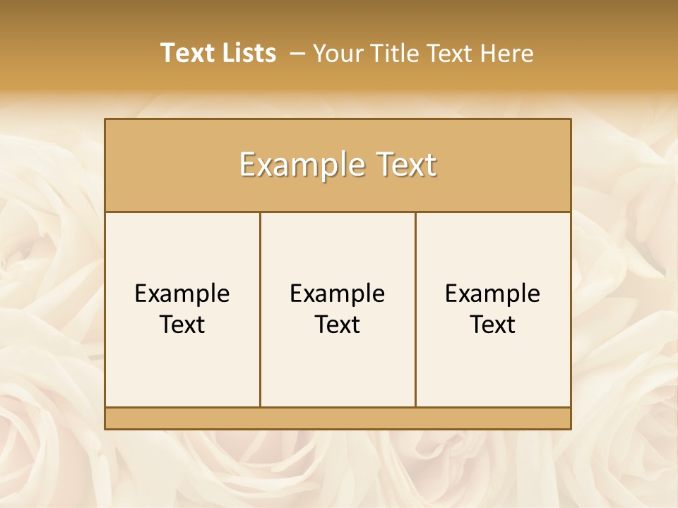 Background Love Flora PowerPoint Template