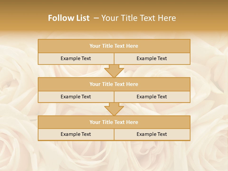 Background Love Flora PowerPoint Template
