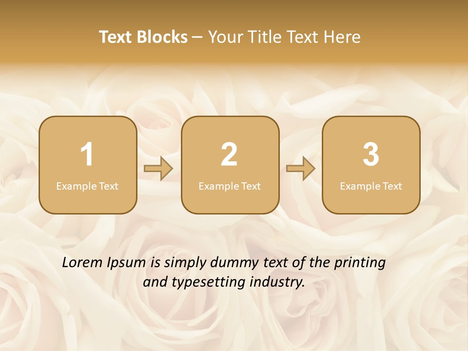 Background Love Flora PowerPoint Template