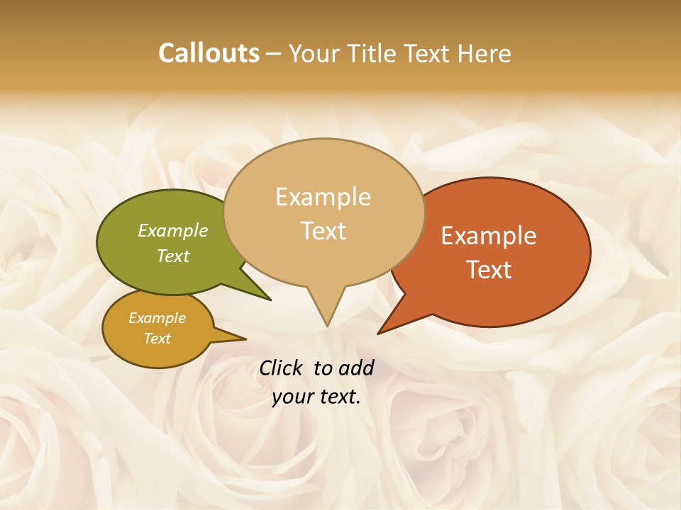 Background Love Flora PowerPoint Template