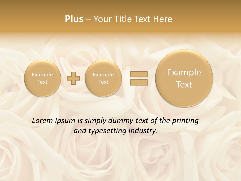 Background Love Flora PowerPoint Template