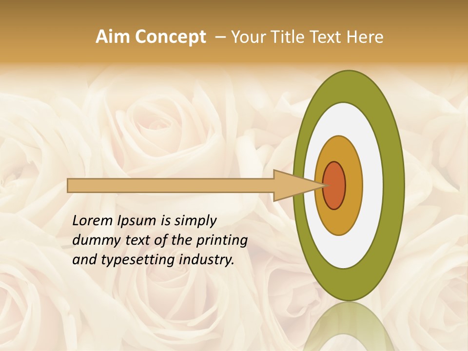 Background Love Flora PowerPoint Template