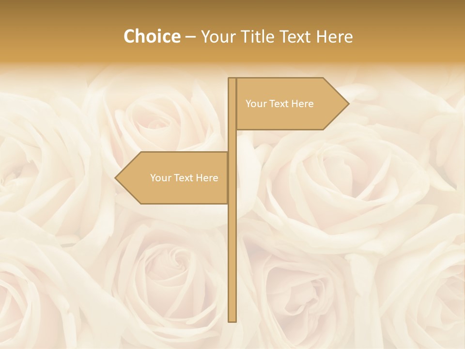 Background Love Flora PowerPoint Template