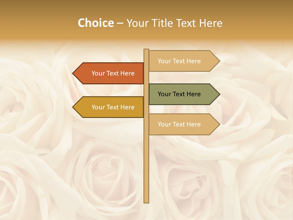 Background Love Flora PowerPoint Template