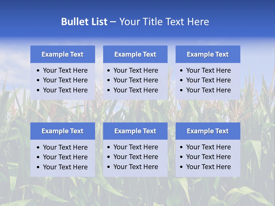 Field Summer Crop PowerPoint Template