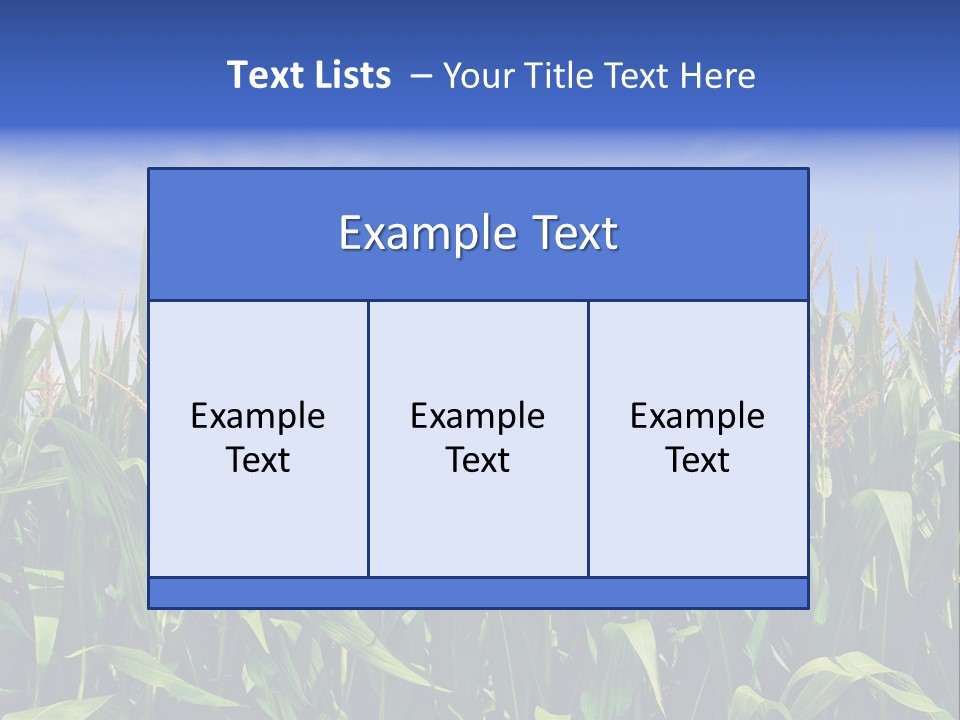 Field Summer Crop PowerPoint Template