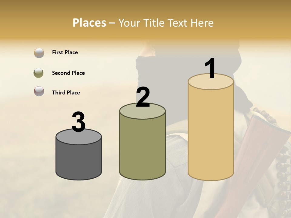 Armed Terrorist Iraq War PowerPoint Template