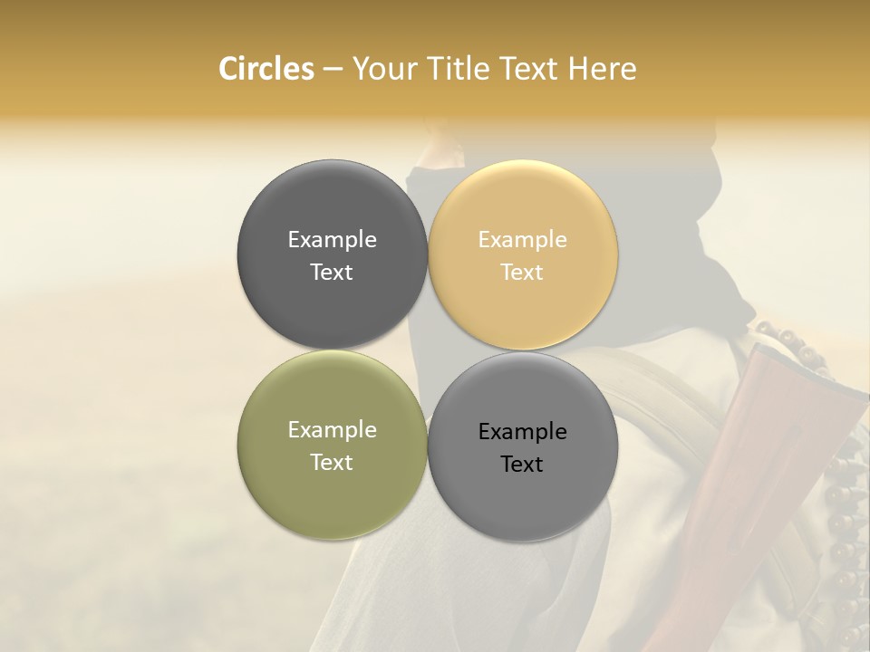 Armed Terrorist Iraq War PowerPoint Template