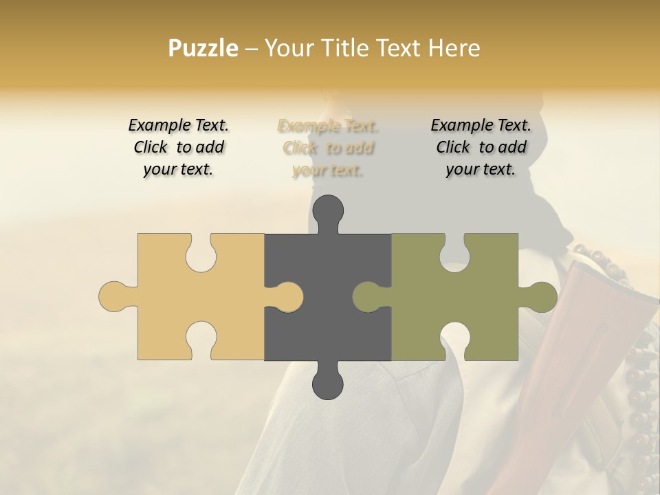 Armed Terrorist Iraq War PowerPoint Template