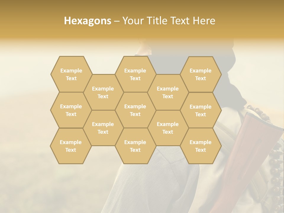 Armed Terrorist Iraq War PowerPoint Template
