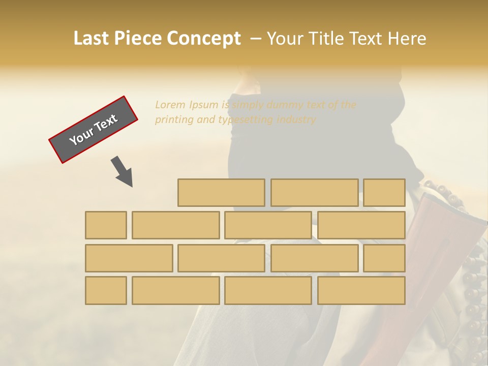 Armed Terrorist Iraq War PowerPoint Template