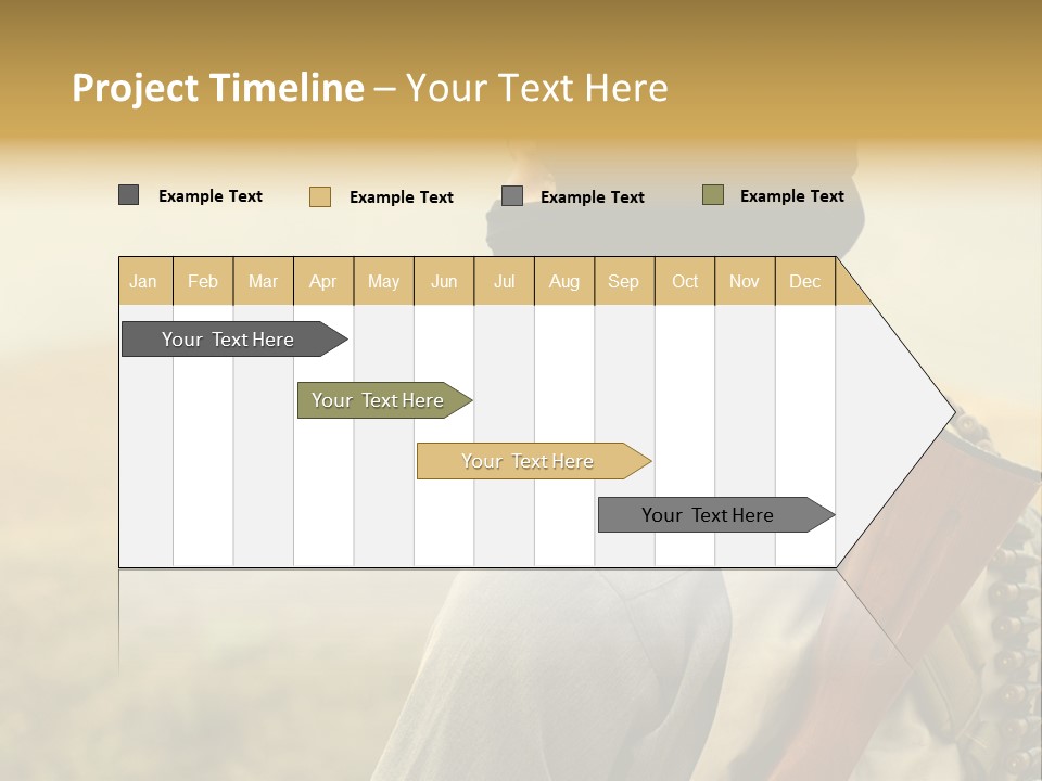 Armed Terrorist Iraq War PowerPoint Template
