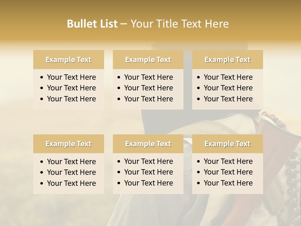 Armed Terrorist Iraq War PowerPoint Template