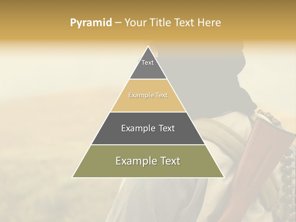 Armed Terrorist Iraq War PowerPoint Template