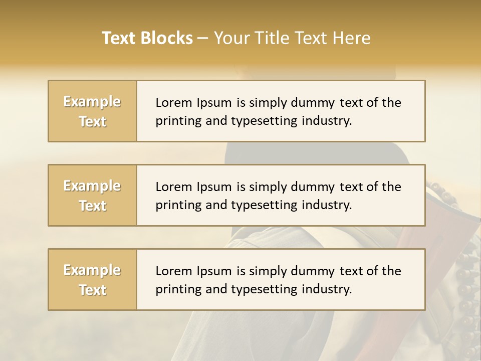 Armed Terrorist Iraq War PowerPoint Template