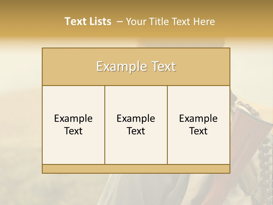 Armed Terrorist Iraq War PowerPoint Template