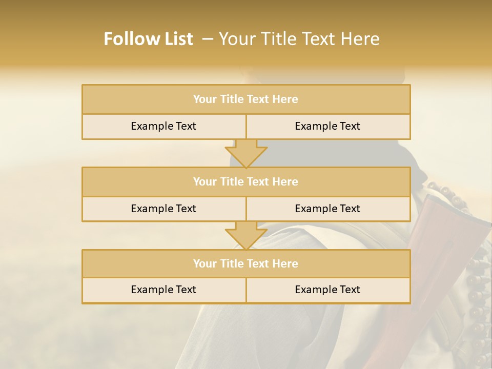 Armed Terrorist Iraq War PowerPoint Template