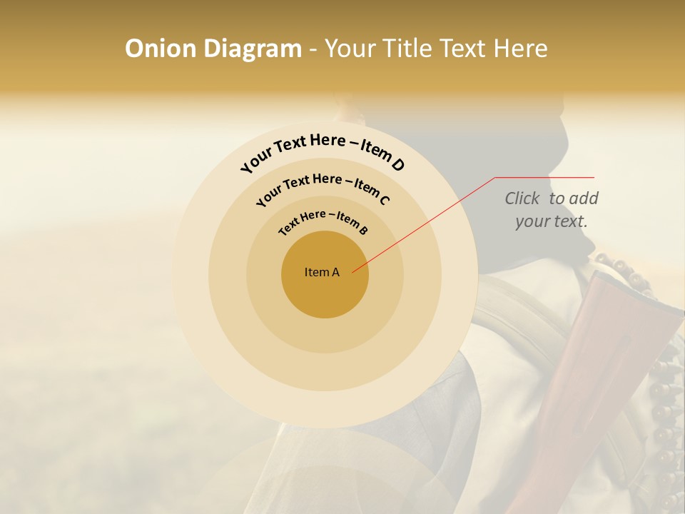 Armed Terrorist Iraq War PowerPoint Template