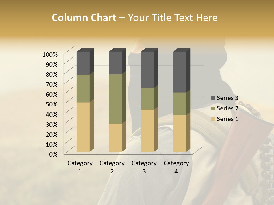 Armed Terrorist Iraq War PowerPoint Template