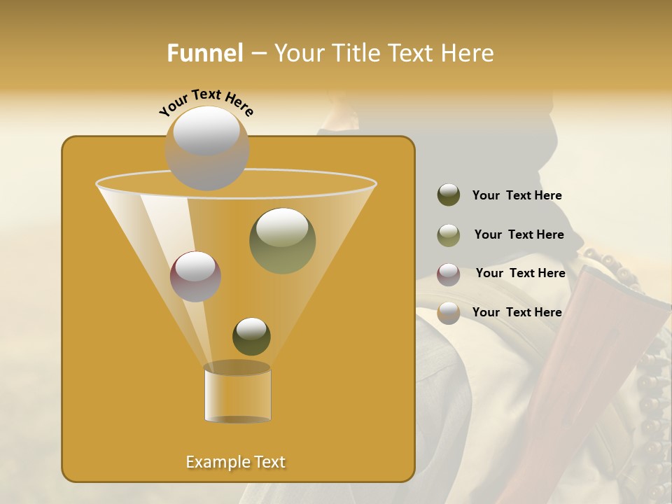 Armed Terrorist Iraq War PowerPoint Template