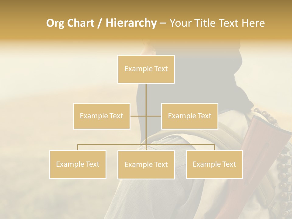 Armed Terrorist Iraq War PowerPoint Template