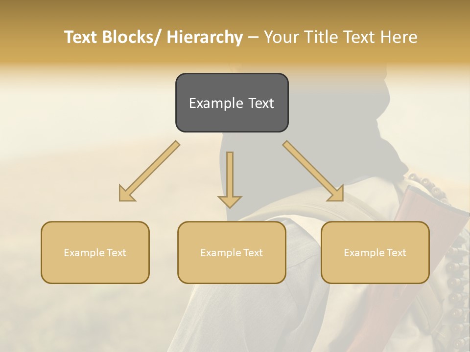 Armed Terrorist Iraq War PowerPoint Template
