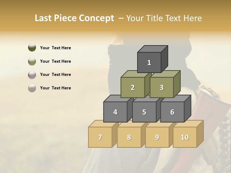 Armed Terrorist Iraq War PowerPoint Template