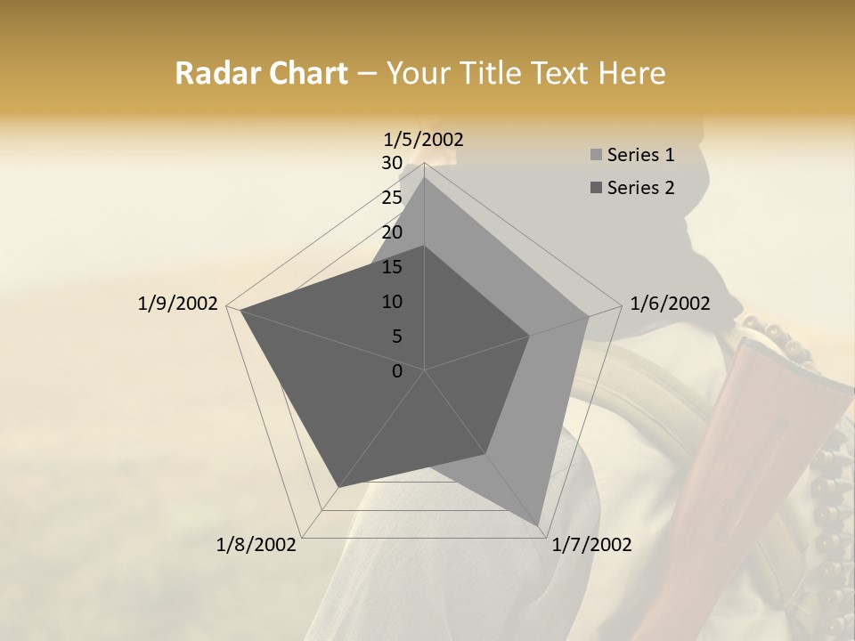 Armed Terrorist Iraq War PowerPoint Template