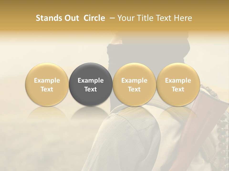 Armed Terrorist Iraq War PowerPoint Template