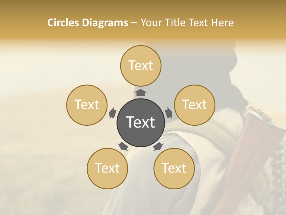 Armed Terrorist Iraq War PowerPoint Template