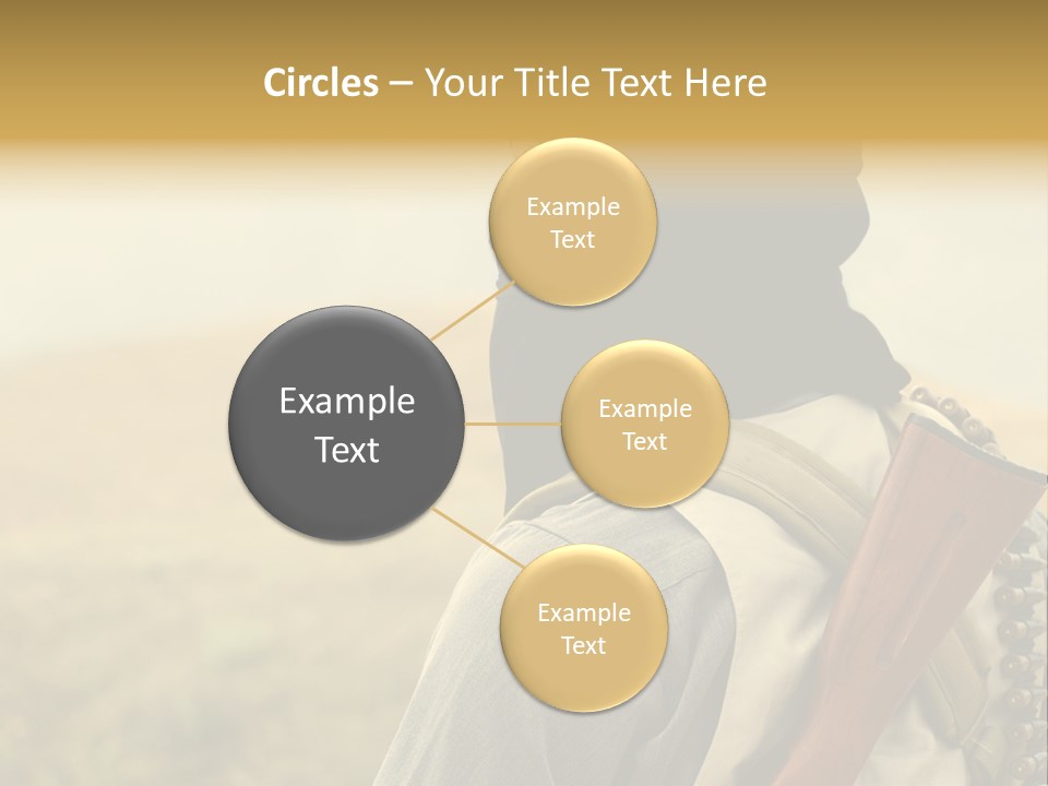 Armed Terrorist Iraq War PowerPoint Template