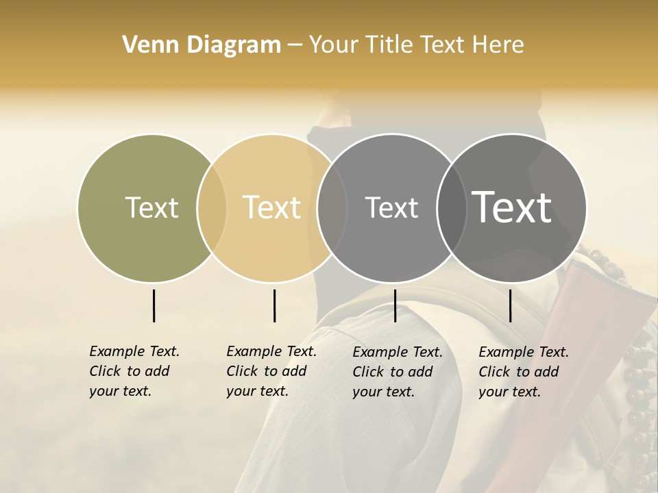 Armed Terrorist Iraq War PowerPoint Template