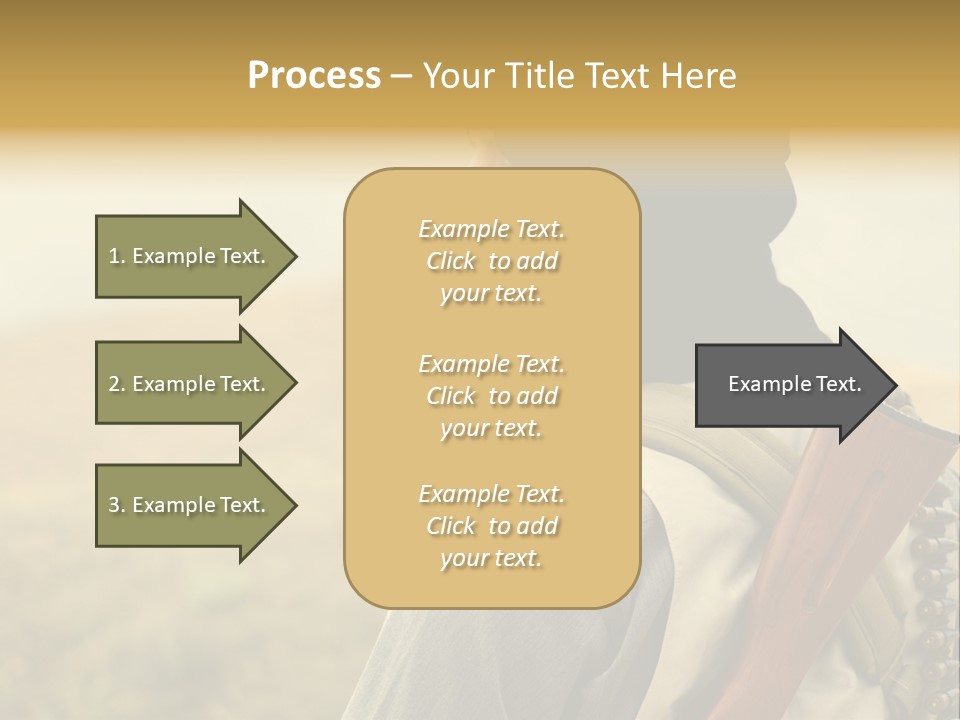 Armed Terrorist Iraq War PowerPoint Template