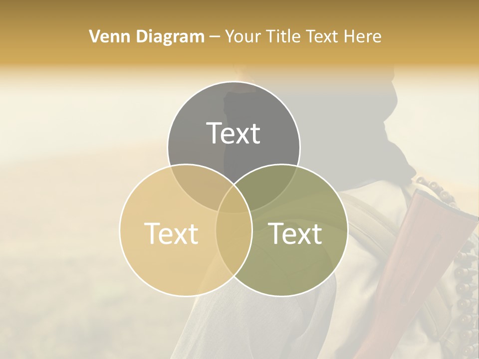 Armed Terrorist Iraq War PowerPoint Template