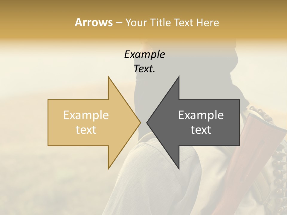 Armed Terrorist Iraq War PowerPoint Template