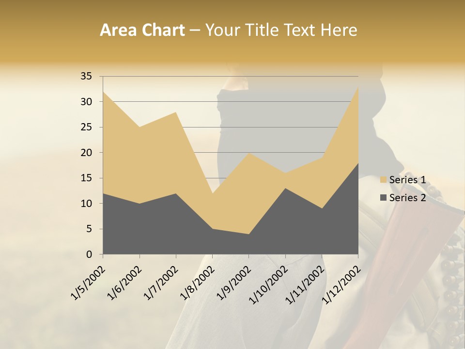 Armed Terrorist Iraq War PowerPoint Template
