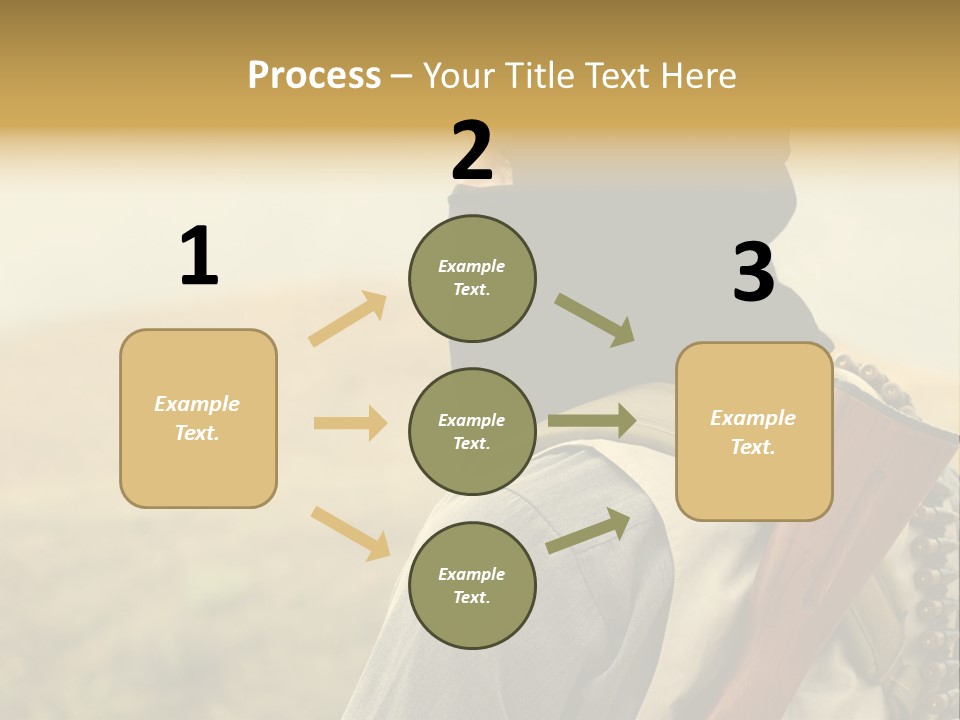 Armed Terrorist Iraq War PowerPoint Template