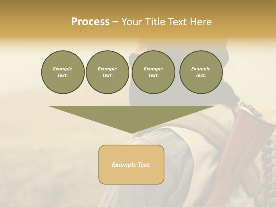 Armed Terrorist Iraq War PowerPoint Template