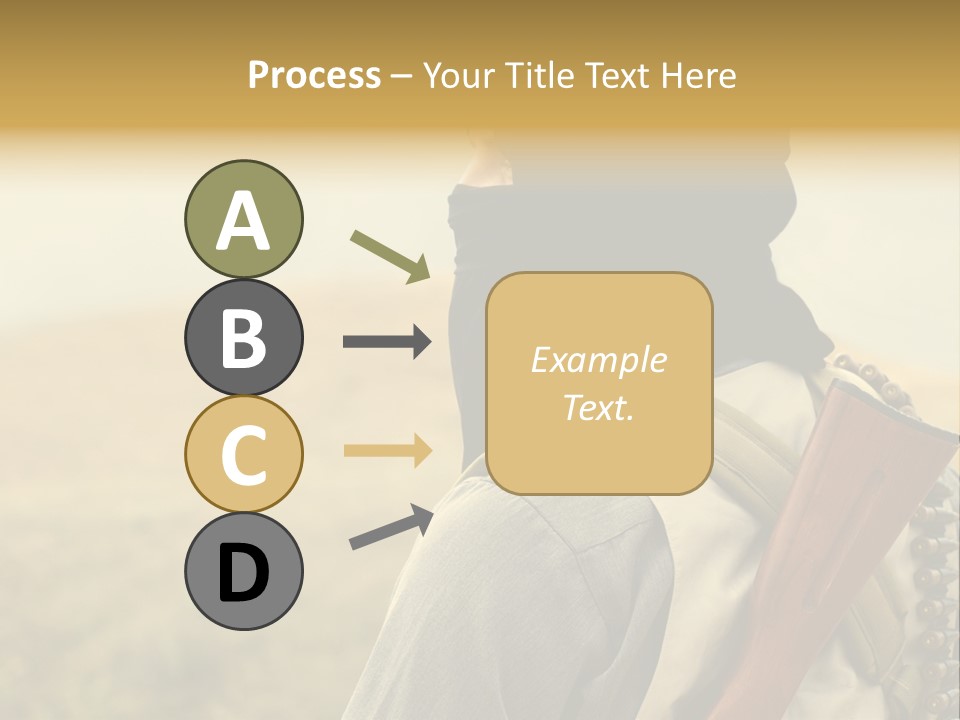 Armed Terrorist Iraq War PowerPoint Template