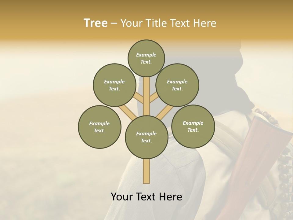 Armed Terrorist Iraq War PowerPoint Template