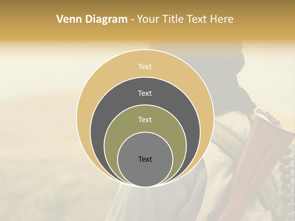 Armed Terrorist Iraq War PowerPoint Template
