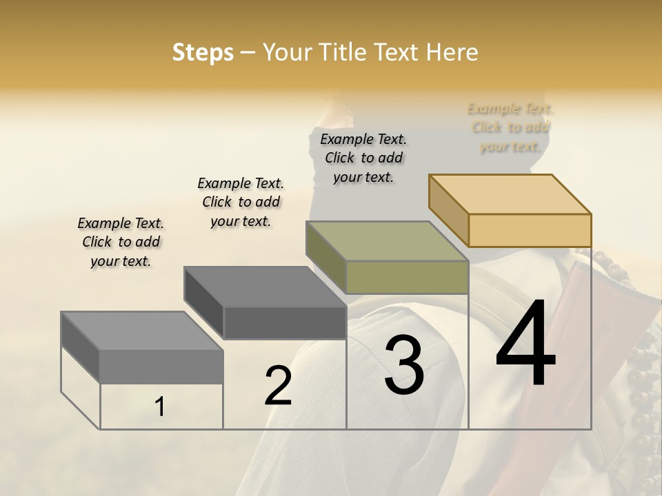 Armed Terrorist Iraq War PowerPoint Template