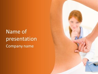 Naked Surgery Plastic PowerPoint Template