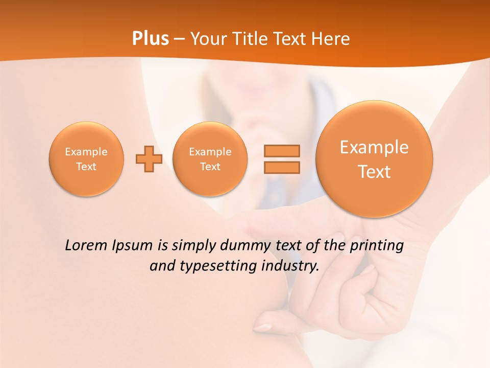 Naked Surgery Plastic PowerPoint Template